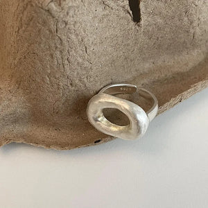 Silver Halo Ring