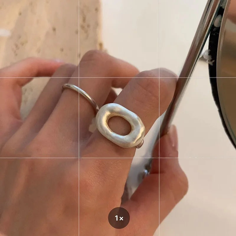 Silver Halo Ring