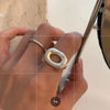 Silver Halo Ring